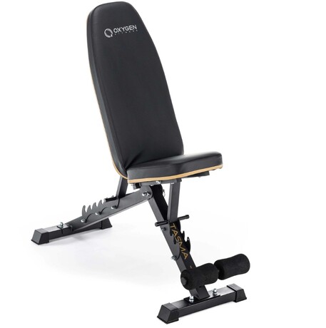 СИЛОВАЯ СКАМЬЯ РЕГУЛИРУЕМАЯ ДОМАШНЯЯ OXYGEN FITNESS TASMAN