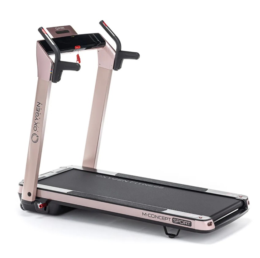 Электрическая беговая дорожка домашняя OXYGEN FITNESS M-CONCEPT SPORT (SOFT PINK)