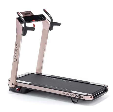 Электрическая беговая дорожка домашняя OXYGEN FITNESS M-CONCEPT SPORT (SOFT PINK)