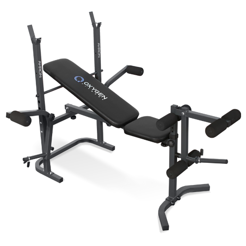 СКАМЬЯ СИЛОВАЯ ЧЕРНАЯ ДОМАШНИЙ OXYGEN FITNESS AKRON