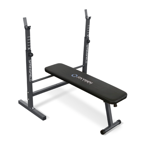 СКАМЬЯ ДЛЯ ЖИМА СО СТОЙКАМИ ДОМАШНЯЯ OXYGEN FITNESS SPRINGFIELD
