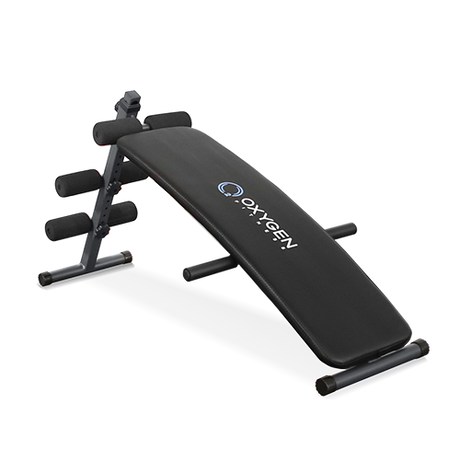 СКАМЬЯ ДЛЯ ПРЕССА ИЗОГНУТАЯ ДОМАШНЯЯ OXYGEN FITNESS EVERETT
