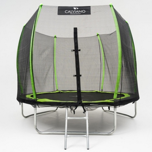 Батут с защитной сеткой Calviano 252 см 8ft OUTSIDE master green