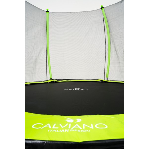 Батут пружинный с защитной сеткой Calviano 312 см - 10ft INSIDE master green