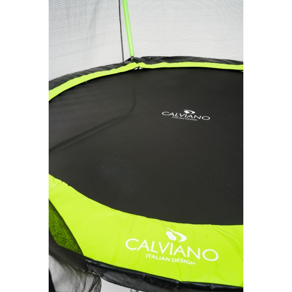 Батут пружинный с защитной сеткой Calviano 312 см - 10ft INSIDE master green