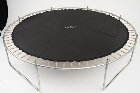 Батут пружинный с защитной сеткой Calviano 374 см - 12ft INSIDE master purple