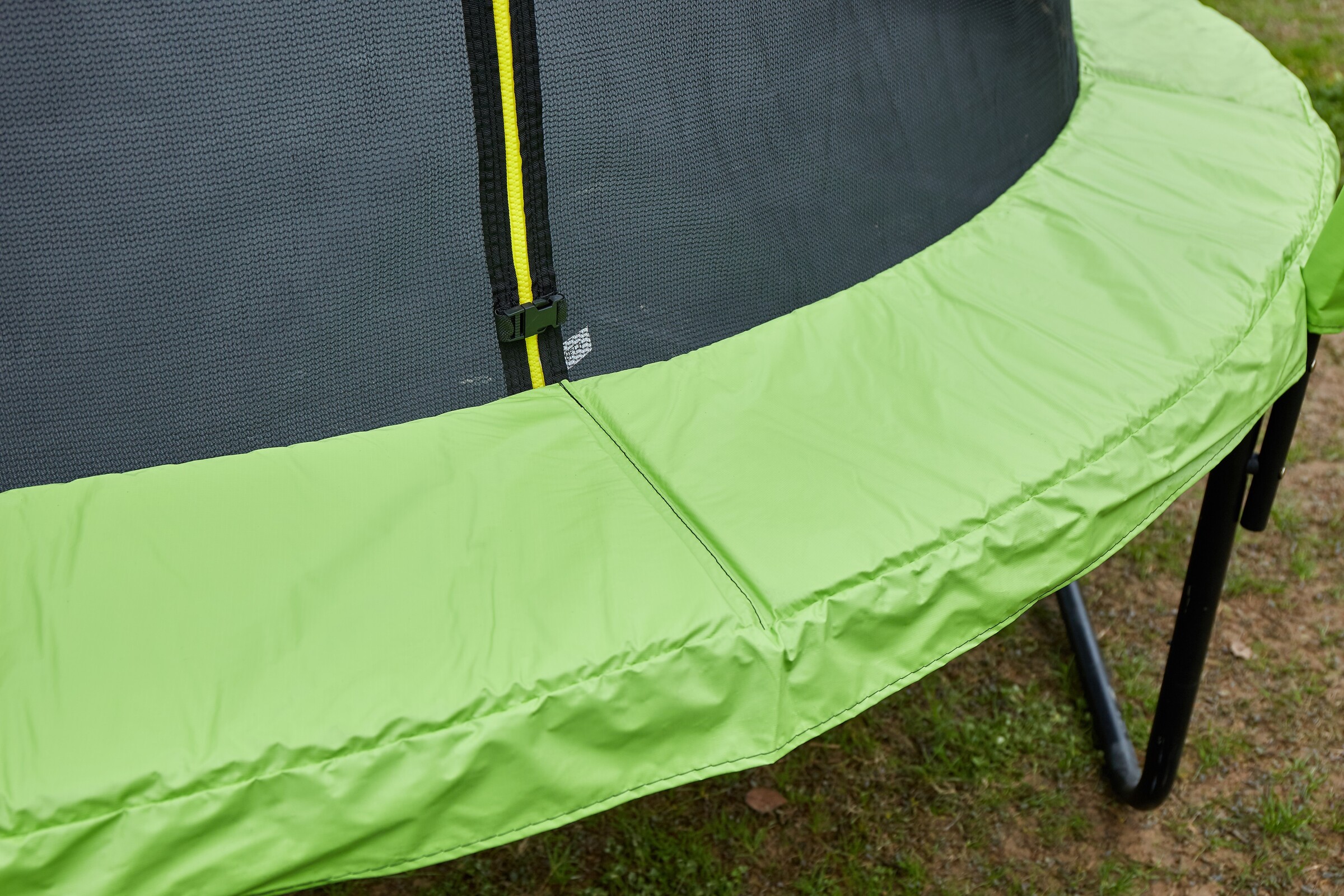 Батут Atlas Sport 312 см (внутренняя сетка и лестница) GREEN