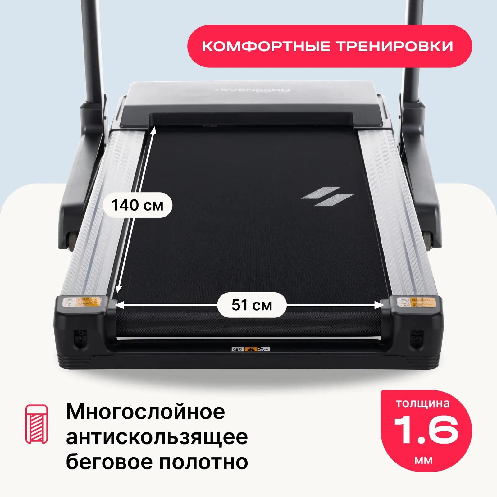 Беговая дорожка домашняя SVENSSON BODY LABS PHYSIOLINE SPRINTMASTER A