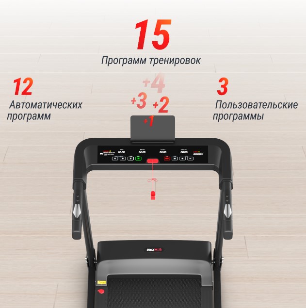 Беговая дорожка UNIX Fit Hi-tech S1 Black